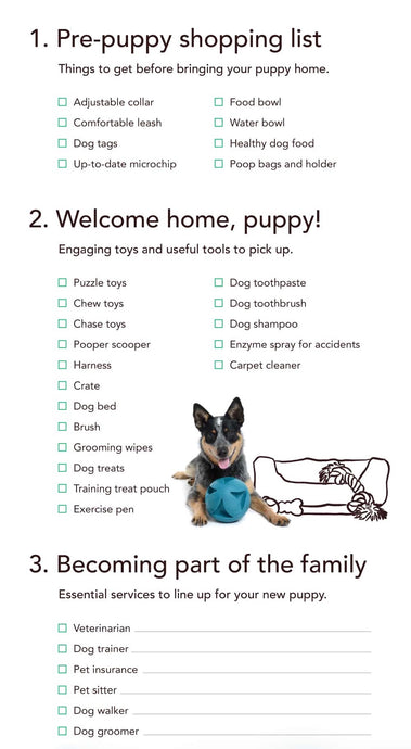 New pup checklist